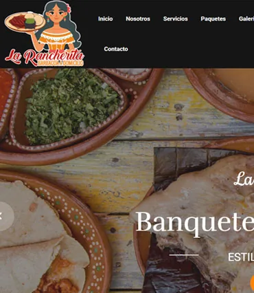 Proyecto de diseño web para banquetesdebarbacoa.com