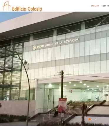 Proyecto de diseño web para edificiocolosio.com.mx