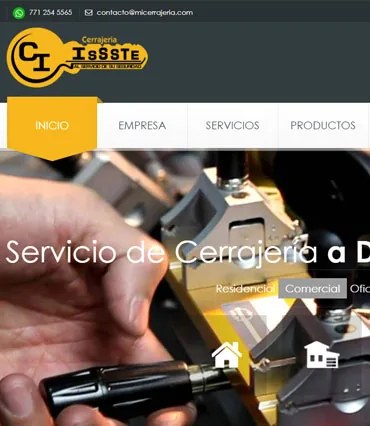 Proyecto de diseño web para micerrajeria.com