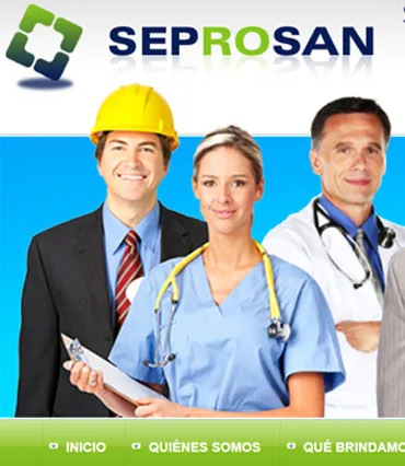 Proyecto de diseño web para seprosan.com.mx