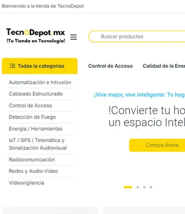 Proyecto de diseño web para tecnodepot.mx
