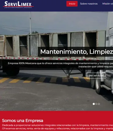 Proyecto de diseño web para servilimex.com