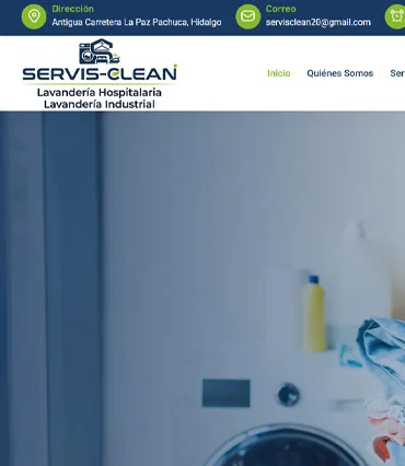 Proyecto de diseño web para servis-cleangr.com.mx