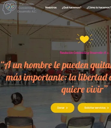 Proyecto de diseño web para concienciaydesarrollo.org