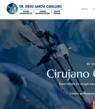 Proyecto de diseño web para cirugiagastro-laparoscopia.com
