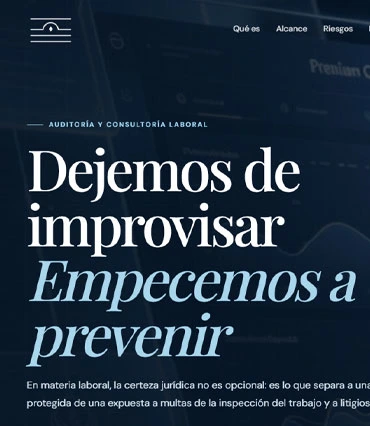 Proyecto de diseño web para auditoriaslaborales.com.mx