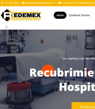 Proyecto de diseño web para redemex.com.mx