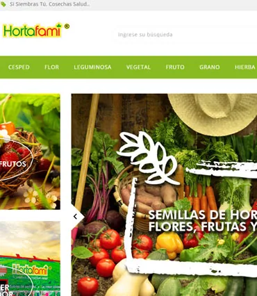 Proyecto de diseño web para hortafami.com.mx