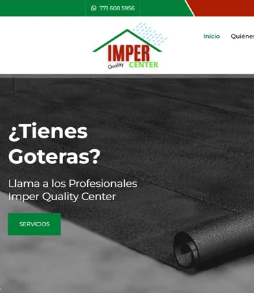 Proyecto de diseño web para imperqcenter.com.mx