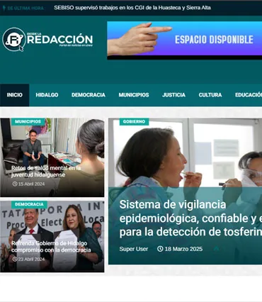 Proyecto de diseño web para desdelaredaccion.com