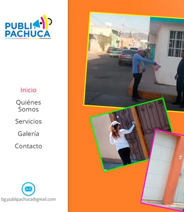 Proyecto de diseño web para publipachuca.com.mx