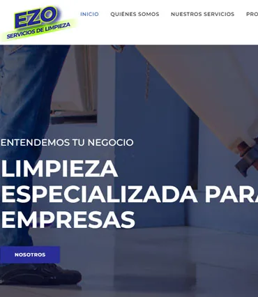 Proyecto de diseño web para ezolimpieza.com